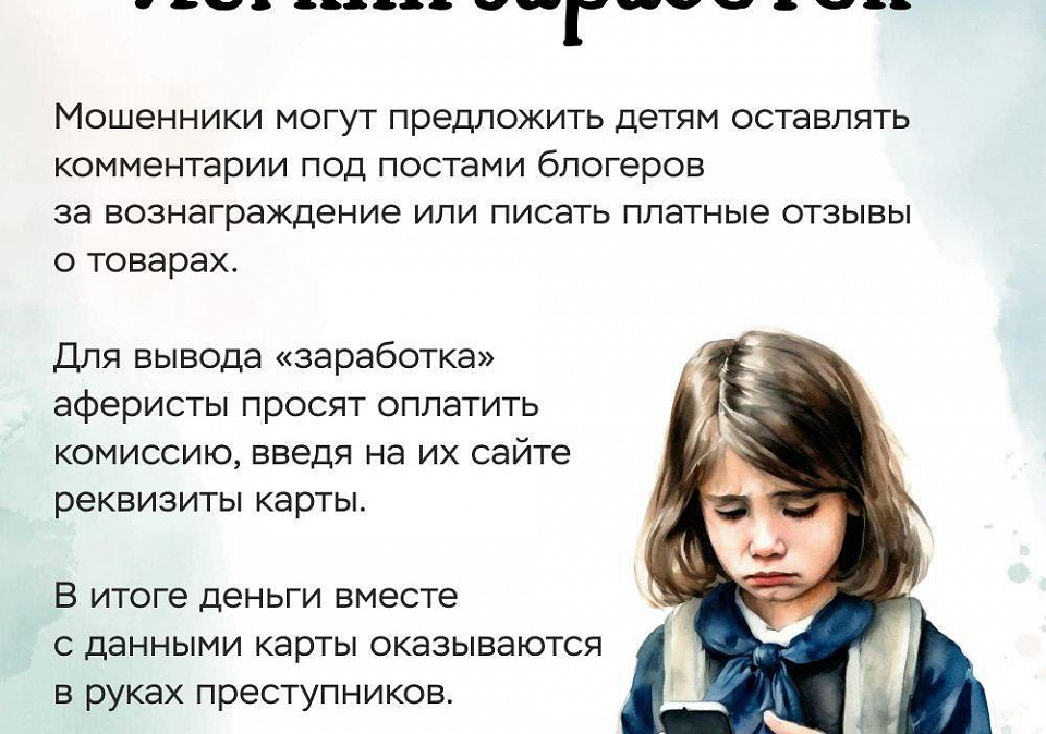 Дети могут стать жертвами обмана в интернете. Как это может случиться?